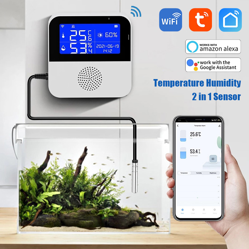 Aquarium Fish Uk - Sensor de temperatura y humedad para