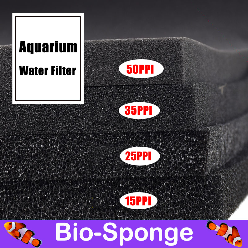 Aquarium Fish Black - Filtro de algodón bioquímico para acuario,