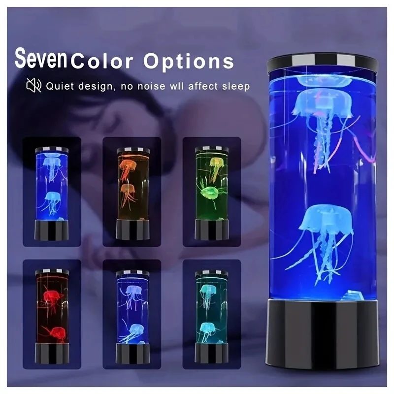 Aquarium Fish Discus - Lámpara de medusas LED con Control