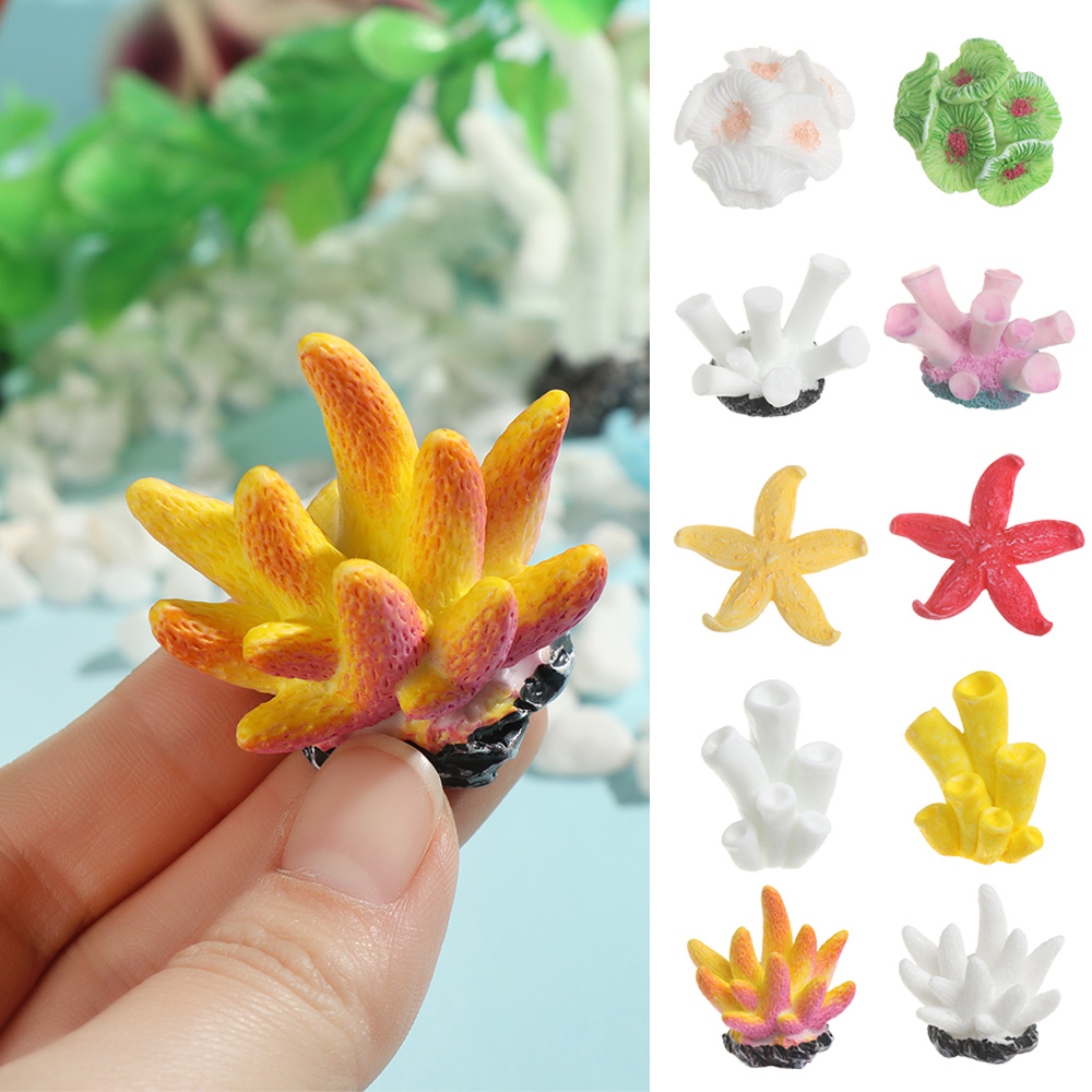 Aquarium Fish Artificial - Adornos de pecera de Coral Artificial,