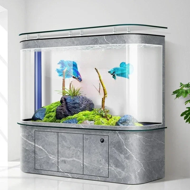 Aquarium Fishland - Acuario de arco para sala de