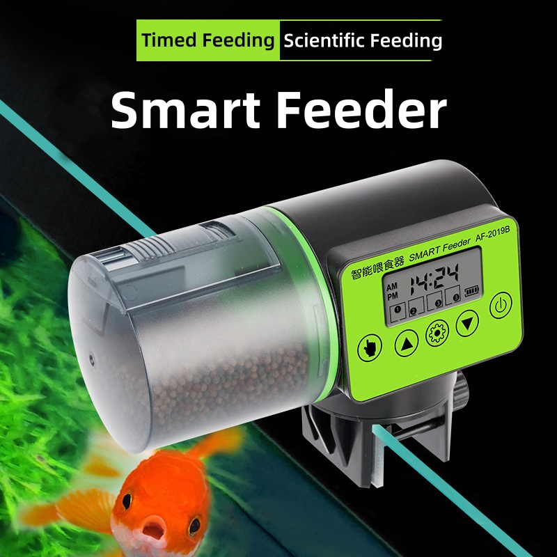 Aquarium Fish Auto Feeder - Temporizador automático de alimentación para pecera,