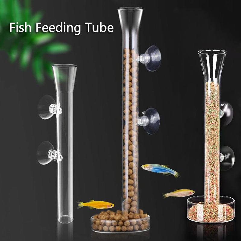 Aquarium Fish Auto Feeder - Alimentador de acuario de vidrio, plato