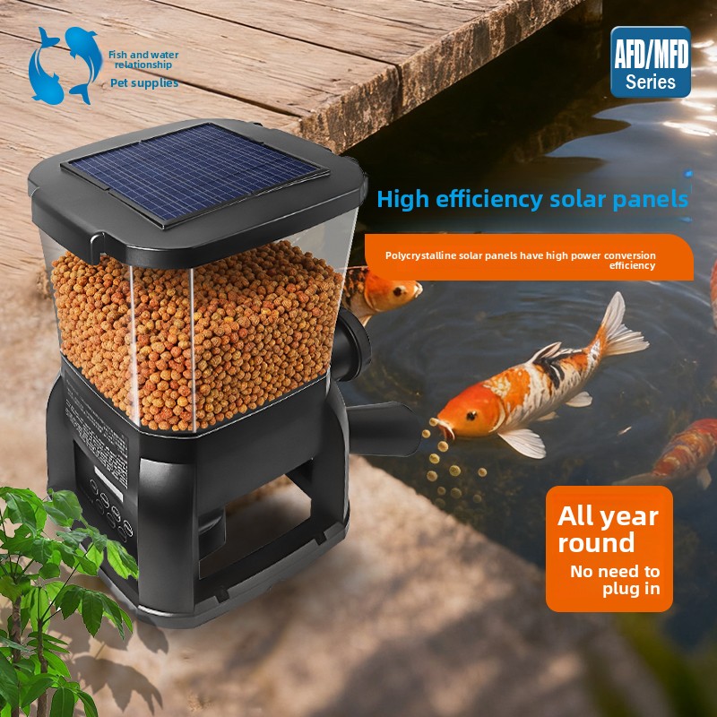 Aquarium Fish Auto Feeder - Alimentador automático de peces Jebao Solar
