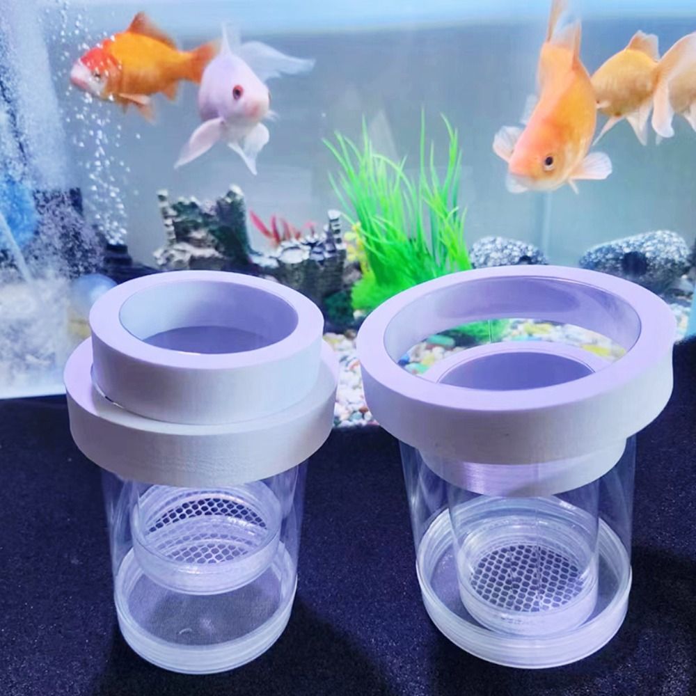 Aquarium Fish Auto Feeder - Caja de aislamiento flotante de plástico