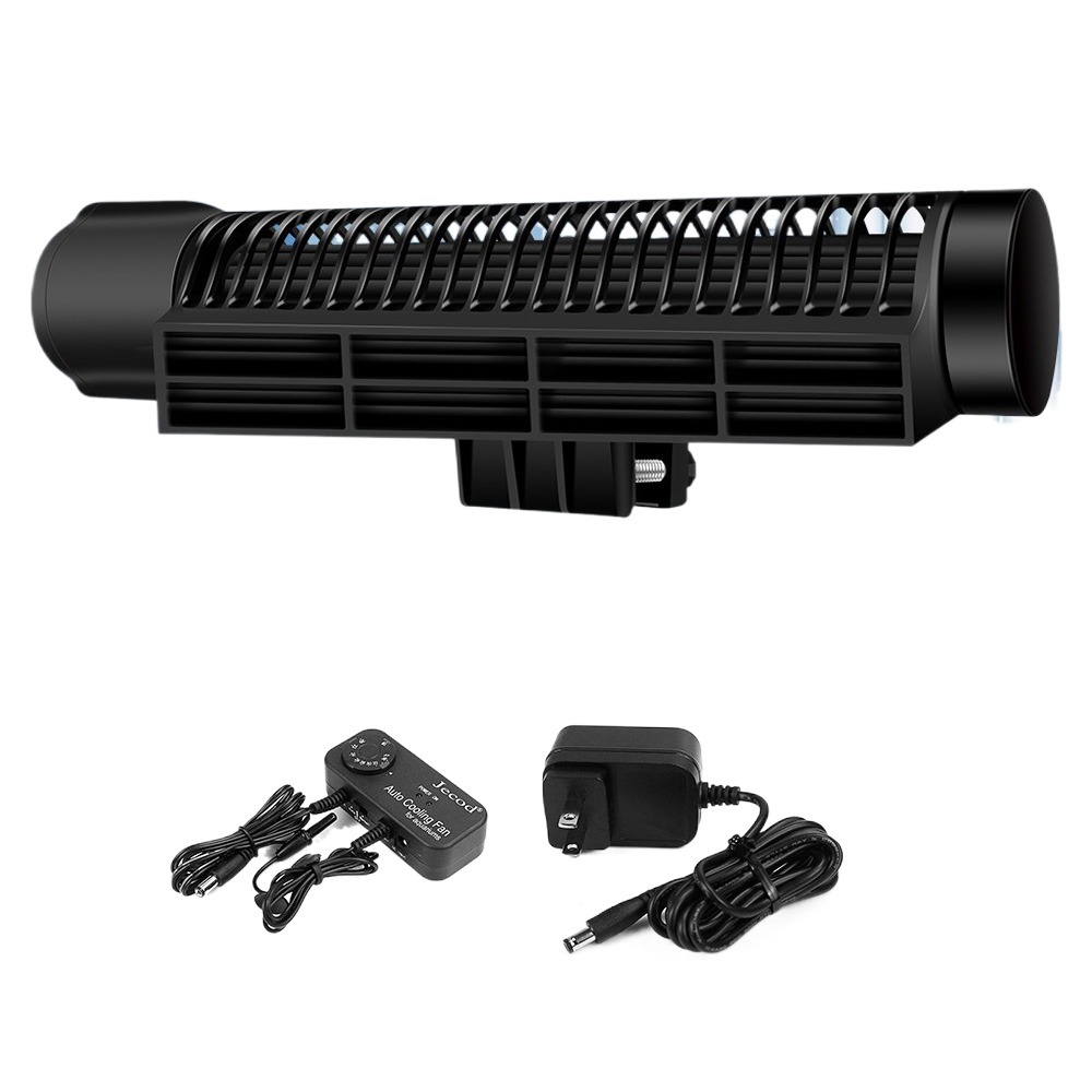 Aquarium Fish Black - Ventilador de Refrigeración para Acuario con