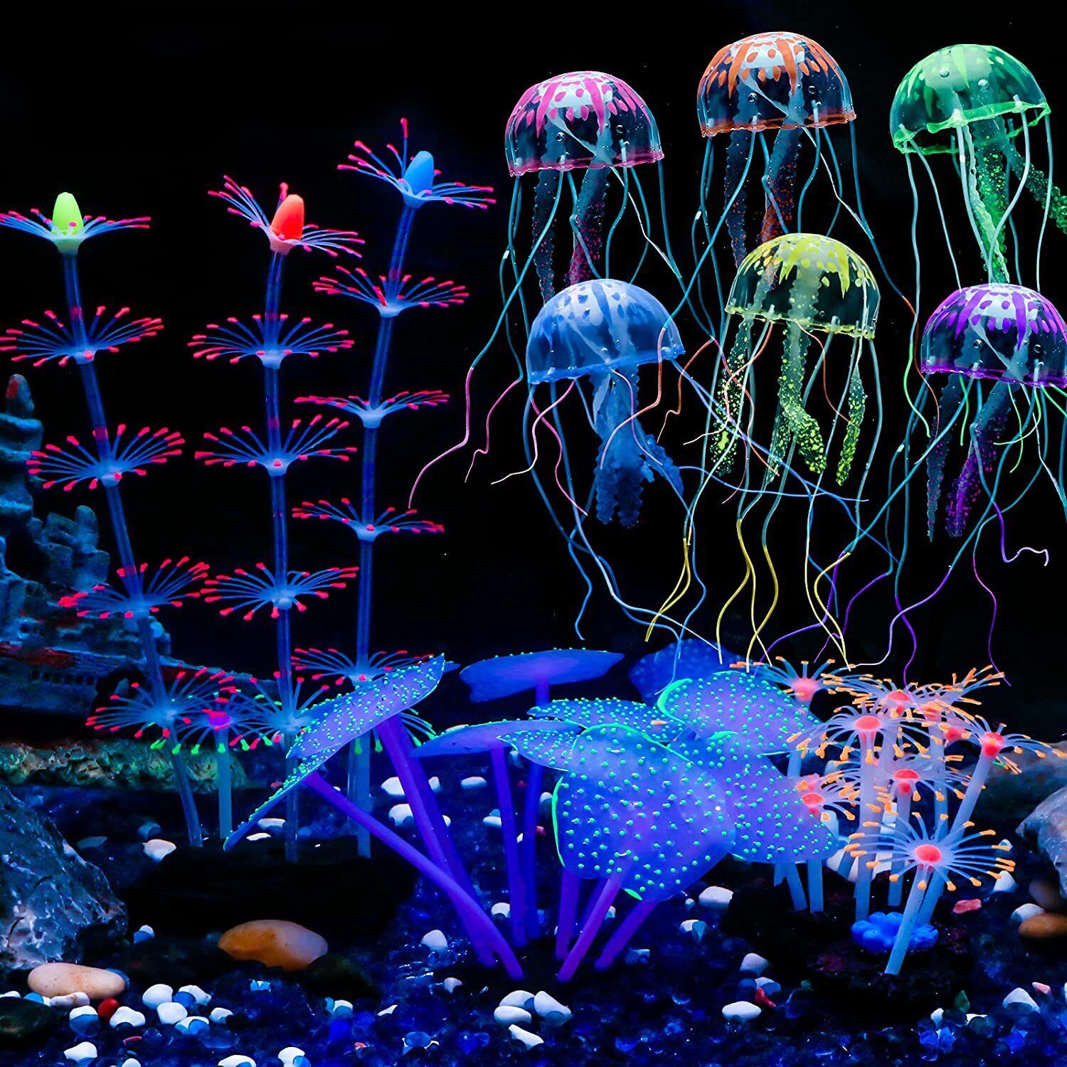 Decoración Subacuática para Ac - Aquarium Fish Artificial reseña y precio