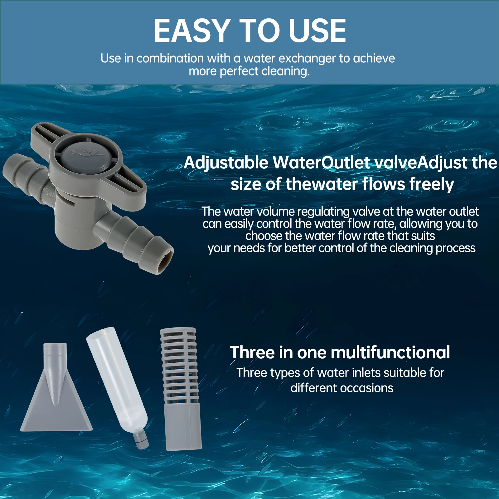 Aspirador de bañera de hidroma - Aquarium Fish Maintenance reseña y precio