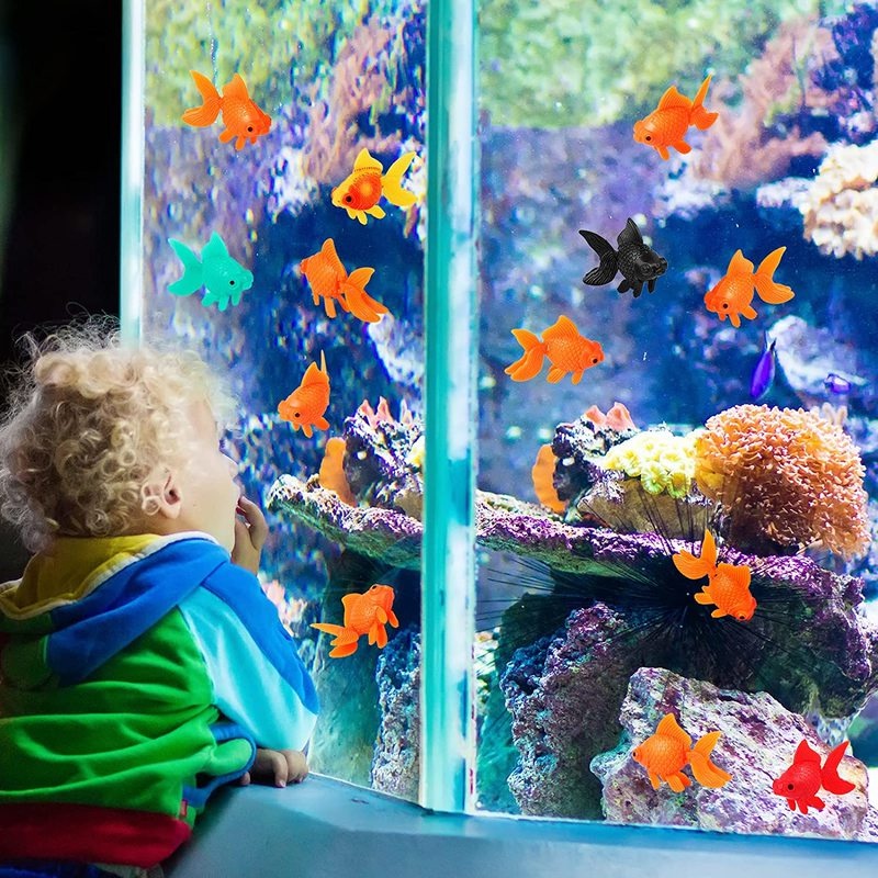 7 piezas de peces artificiales - Aquarium Fish Artificial reseña y precio