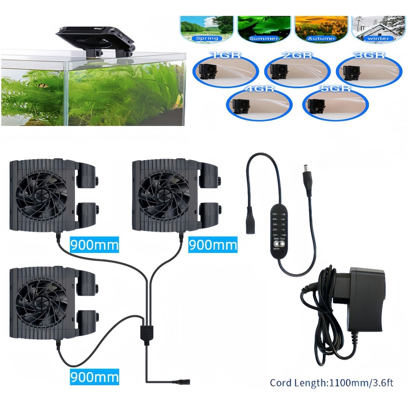 Ventilador de refrigeración pa - Aquarium Fish Uk reseña y precio