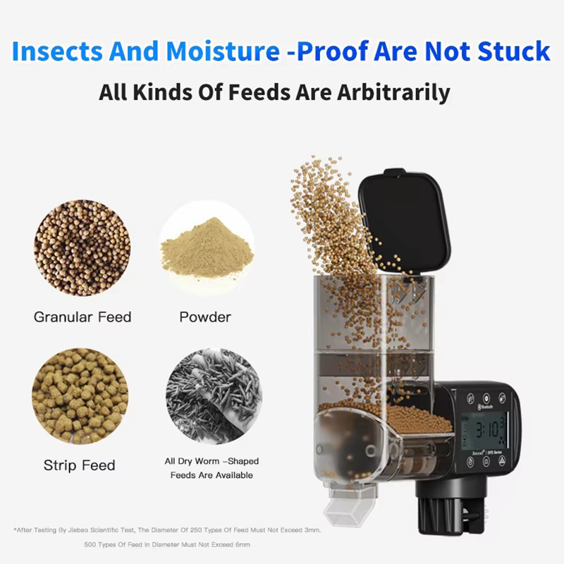 Alimentador Inteligente para P - Aquarium Fish Auto Feeder reseña y precio