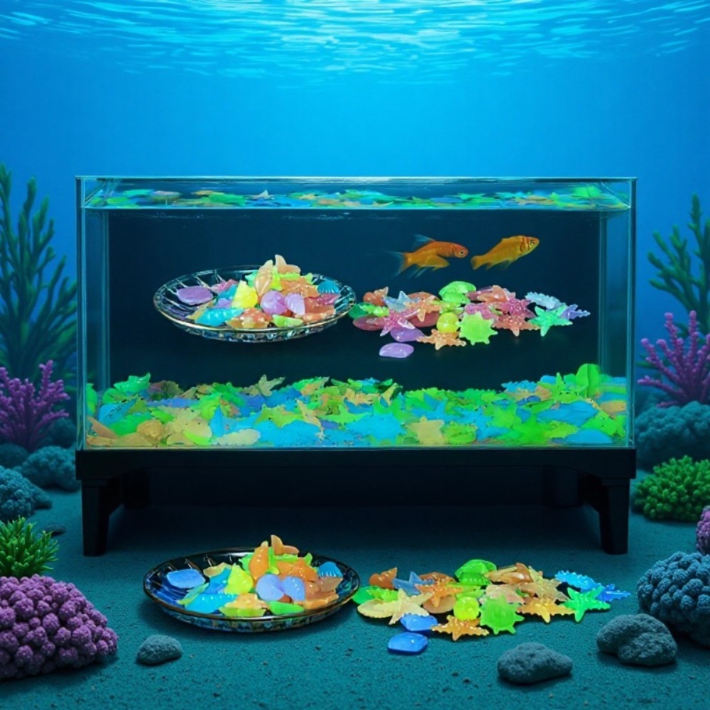 Piedras Luminosas Brillantes d - Aquarium Fish Artificial reseña y precio