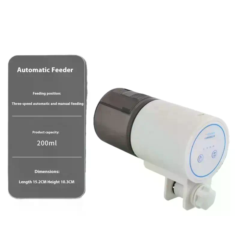 Alimentadores automáticos de p - Aquarium Fish Auto Feeder reseña y precio