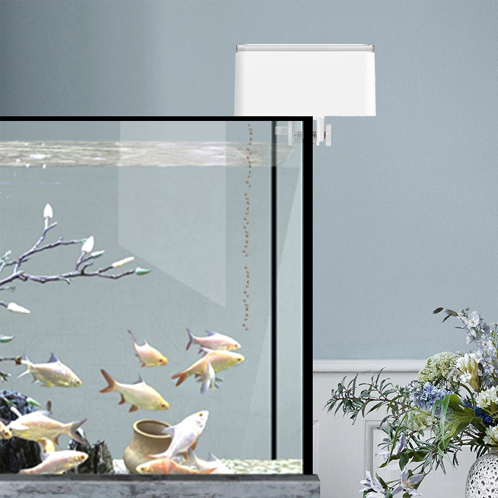 Alimentador de peces de gran c - Aquarium Fish Auto Feeder reseña y precio