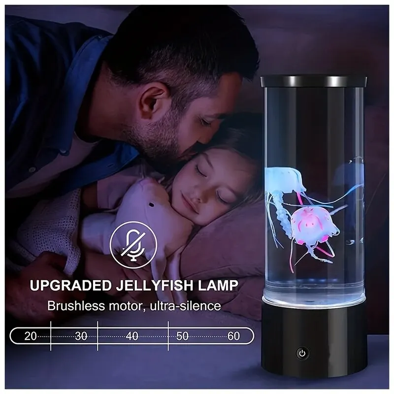 Lámpara de medusas LED con Con - Aquarium Fish Discus reseña y precio