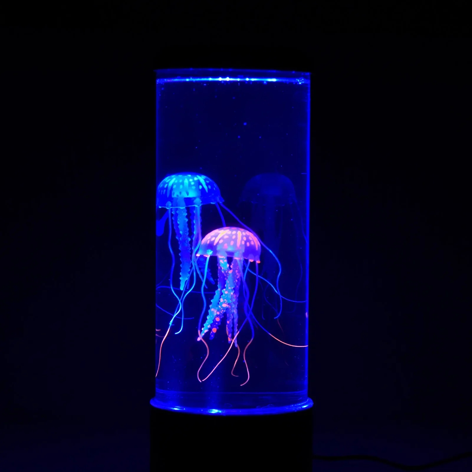 Lámpara de medusas LED con Con - Aquarium Fish Discus reseña y precio