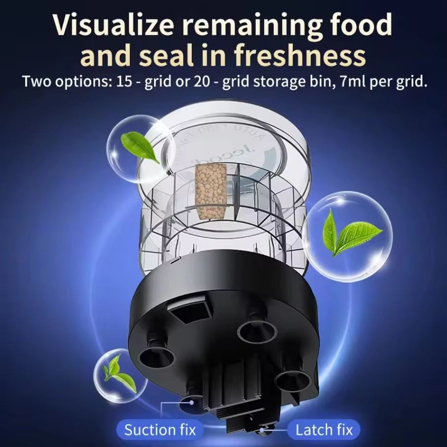 Alimentador Automático para Pe - Aquarium Fish Auto Feeder reseña y precio