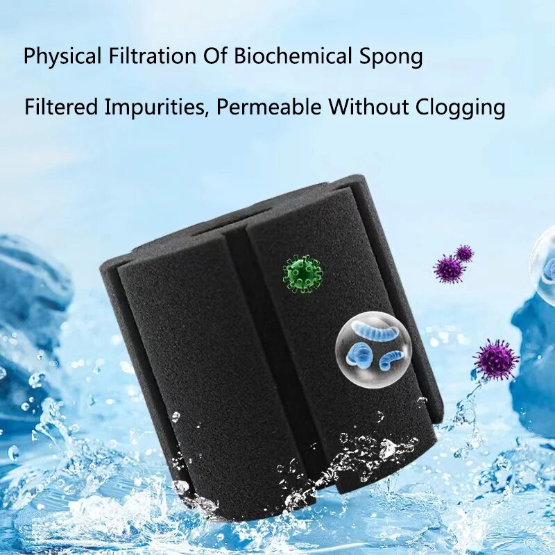 Filtro de esponja negro para a - Aquarium Fish Black reseña y precio