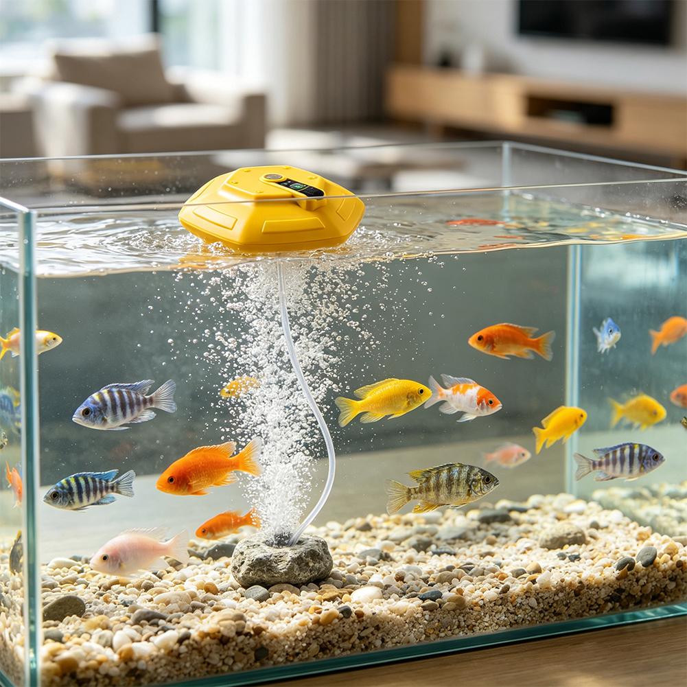 Bomba de Oxígeno Inalámbrica R - Aquarium Fish Maintenance reseña y precio