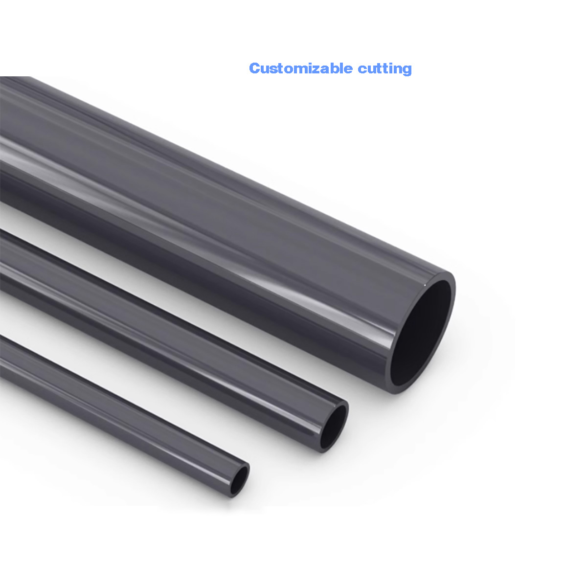 Tubo de plástico de PVC negro, - Aquarium Fish Black reseña y precio