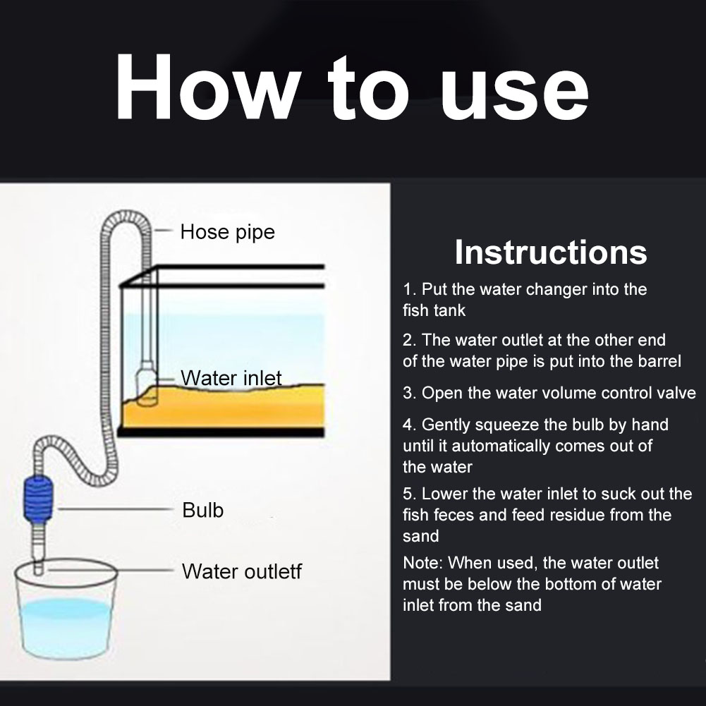 Filtro de agua de grava al vac - Aquarium Fish Maintenance reseña y precio