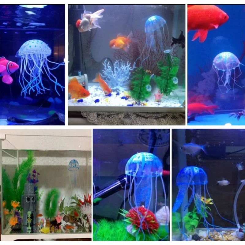 1/2 Piezas de Medusas Simulada - Aquarium Fish Discus reseña y precio