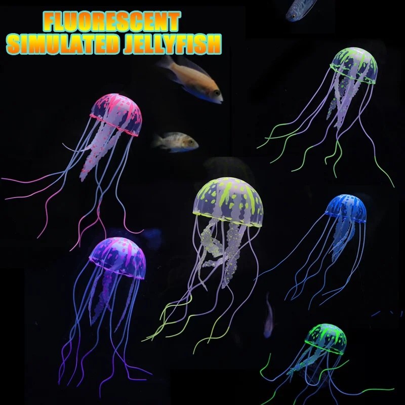 1/2 Piezas de Medusas Simulada - Aquarium Fish Discus reseña y precio