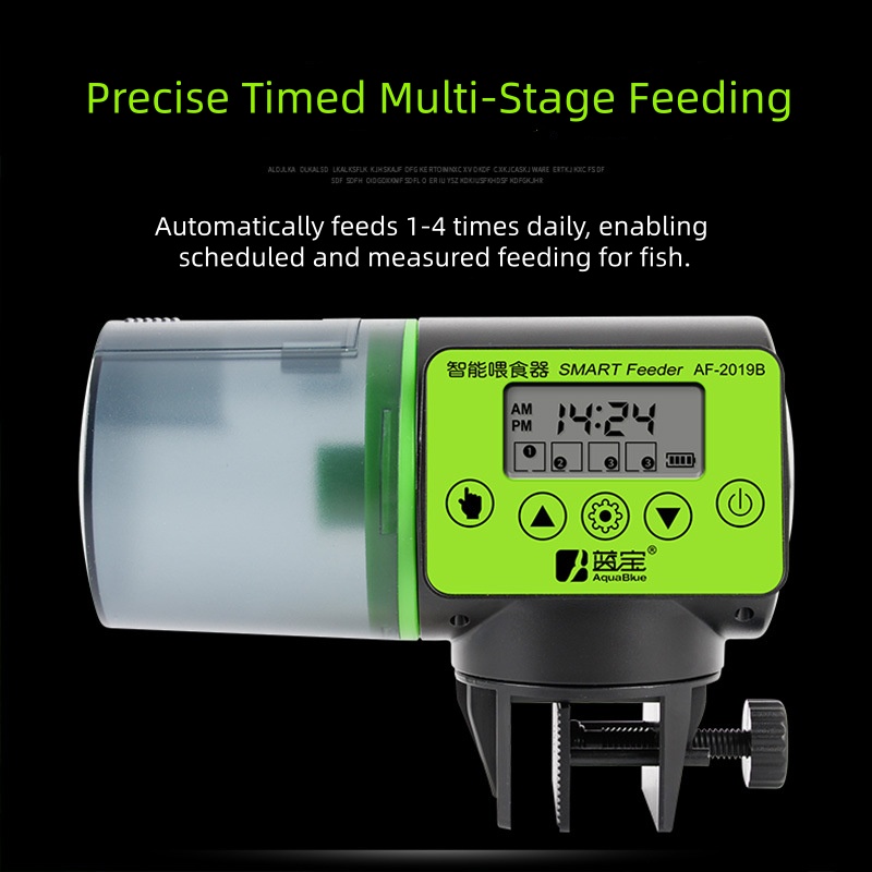 Temporizador automático de ali - Aquarium Fish Auto Feeder reseña y precio