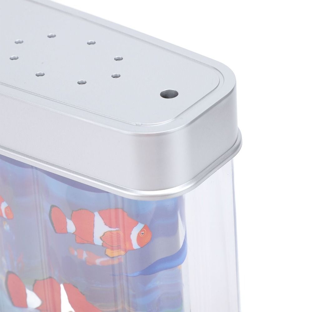 Pecera falsa LED decorativa, p - Aquarium Fish Exotic reseña y precio