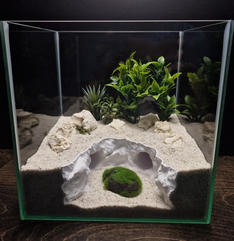 Túnel Escondite 2 en 1 para Ag - Aquarium Fishland reseña y precio