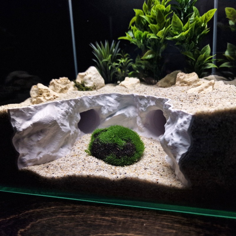 Túnel Escondite 2 en 1 para Ag - Aquarium Fishland reseña y precio