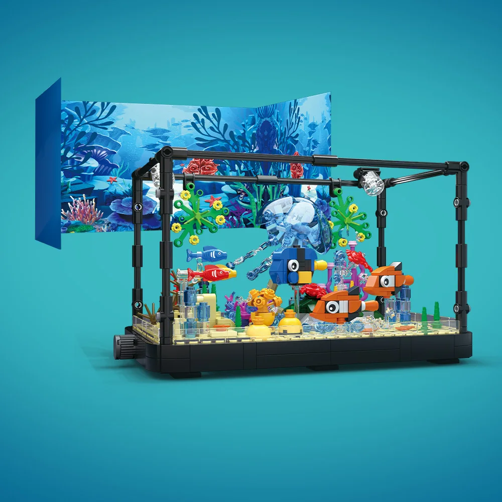 Juego de bloques de construcci - Aquarium Fish Land reseña y precio
