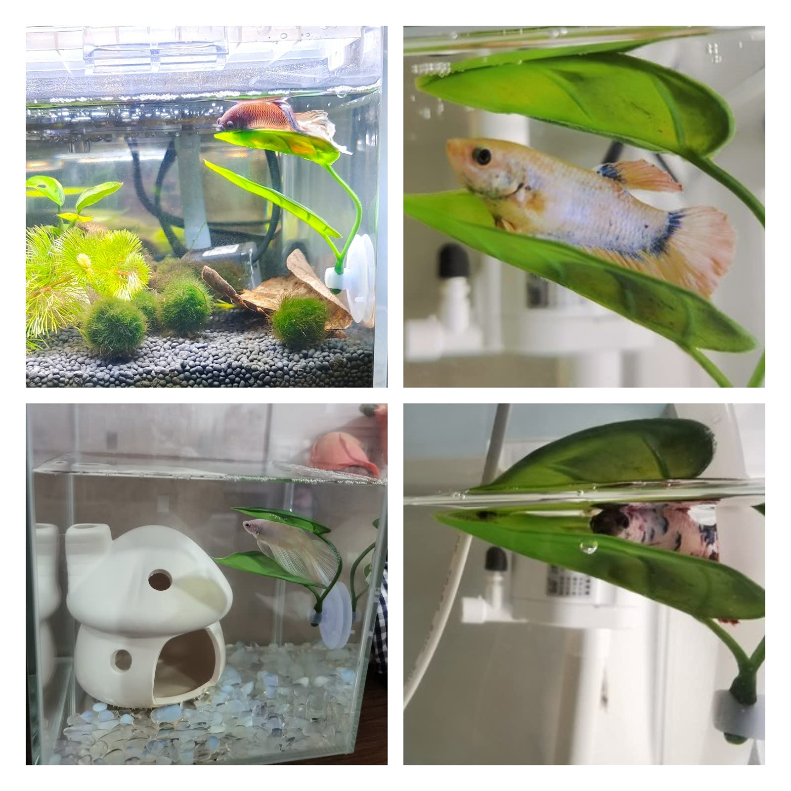 Decoración de pecera para masc - Aquarium Fish Artificial reseña y precio