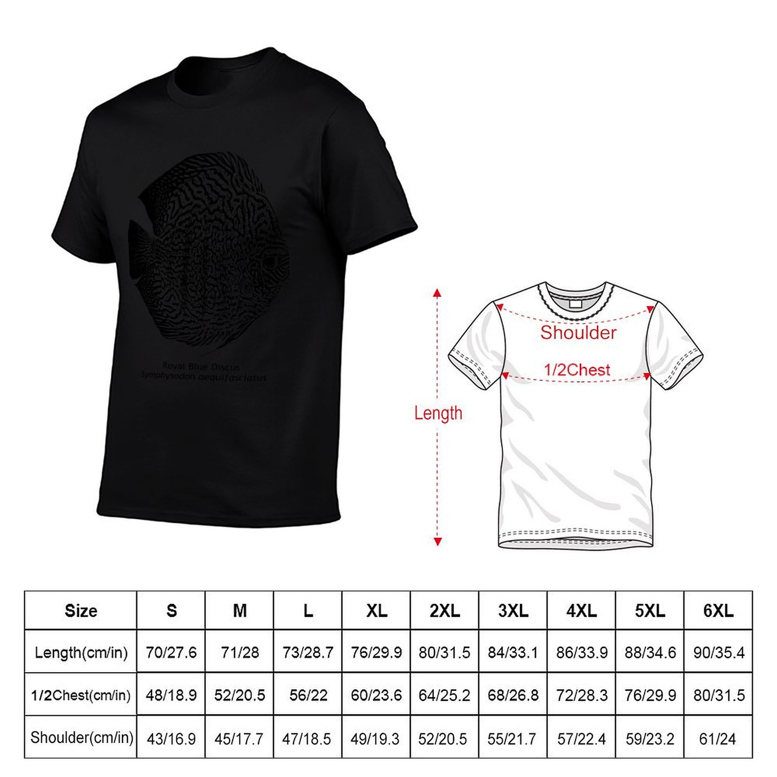 Royal Blue Discus - Camiseta d - Aquarium Fish Discus reseña y precio