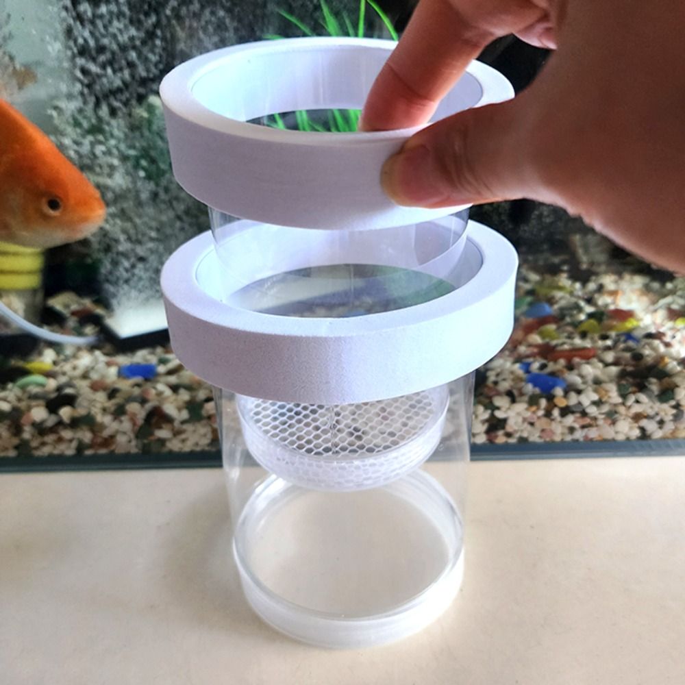 Caja de aislamiento flotante d - Aquarium Fish Auto Feeder reseña y precio