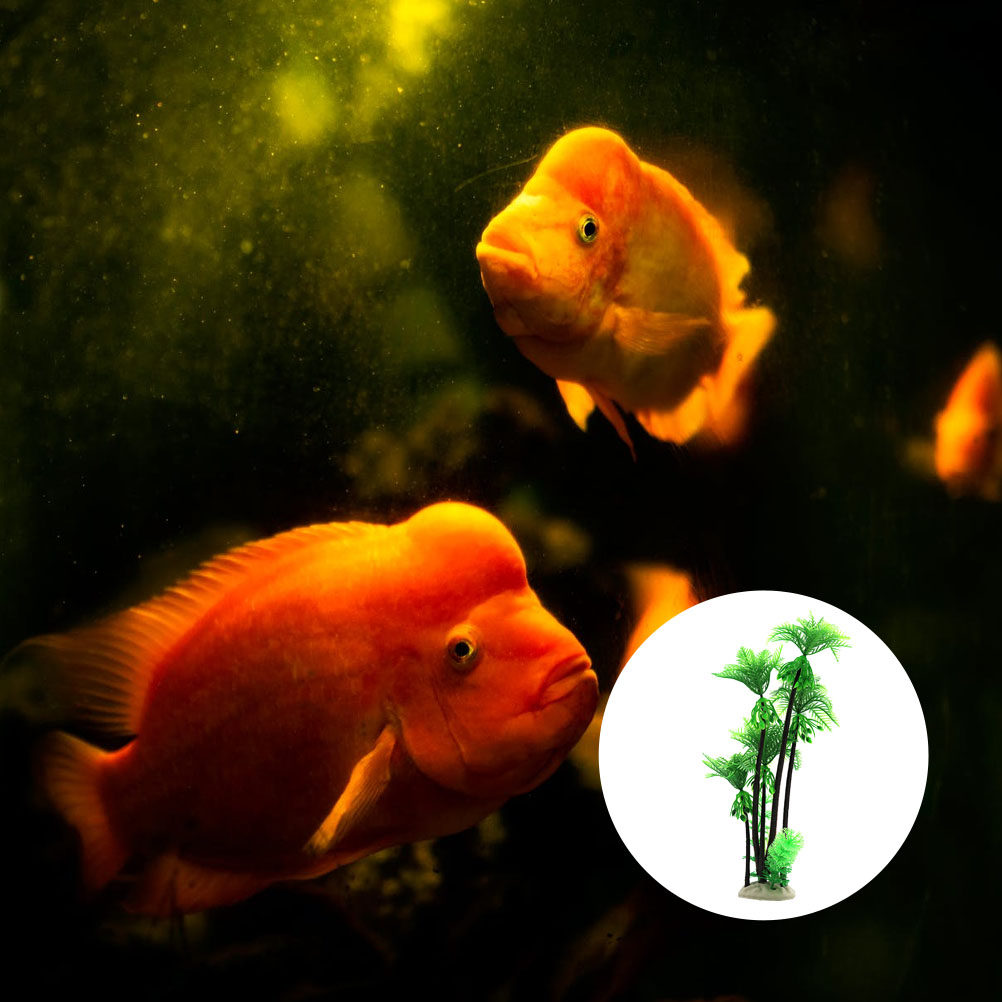 1 pieza de árbol de coco artif - Aquarium Fish Artificial reseña y precio