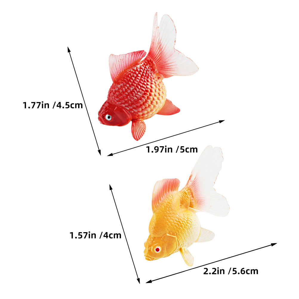 3 piezas de peces dorados mini - Aquarium Fish Artificial reseña y precio