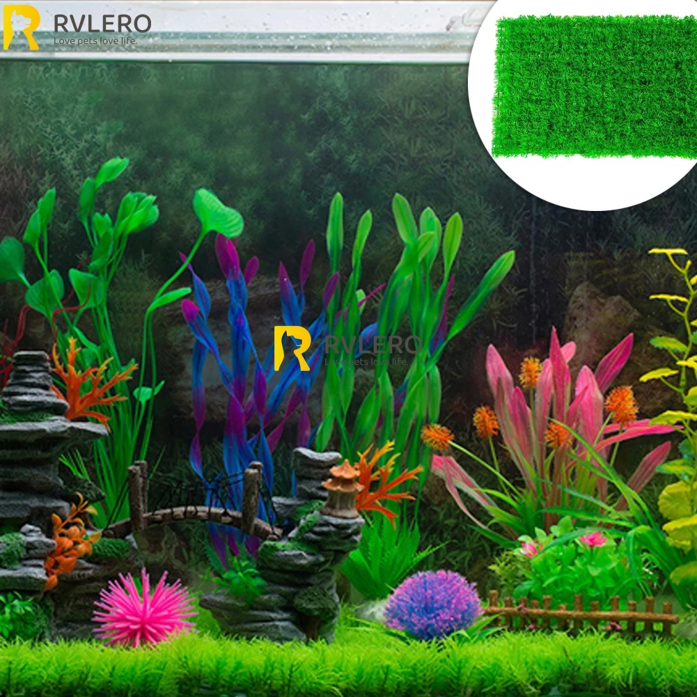 Césped Artificial para acuario - Aquarium Fish Artificial reseña y precio