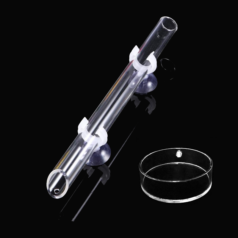 Alimentador de acrílico para a - Aquarium Fish Auto Feeder reseña y precio